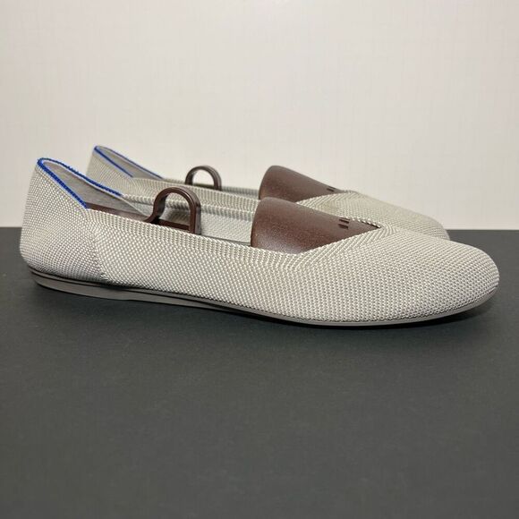 Womens ROTHYS The Flat Gray Slip On Shoes / Size 11 - Picture 1 of 8